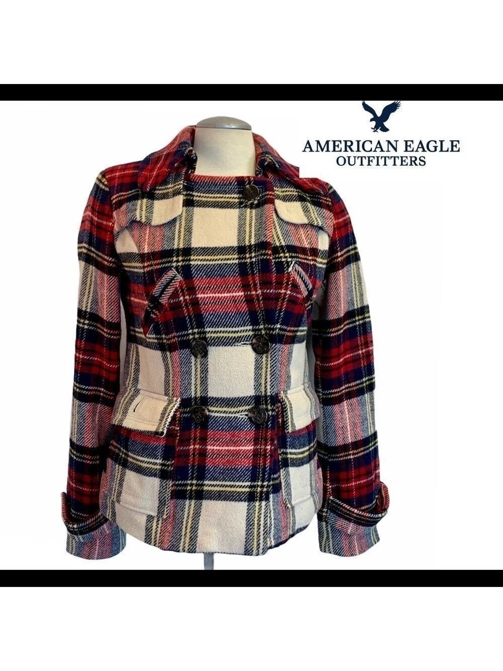 AMERICAN Eagle outfitters plaid jacket size small